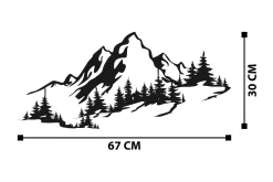 Mountain 3 Veggdekor