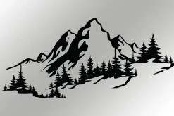 Mountain 3 Veggdekor