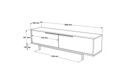 Munish TV-benk 160 cm