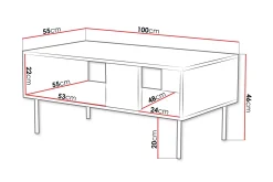 Munkedal Sofabord 100 cm