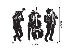 Musicians Veggdekor
