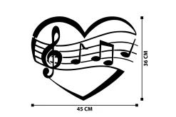 Music Veggdekor