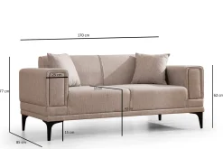 Naoko 3-seter Sofa