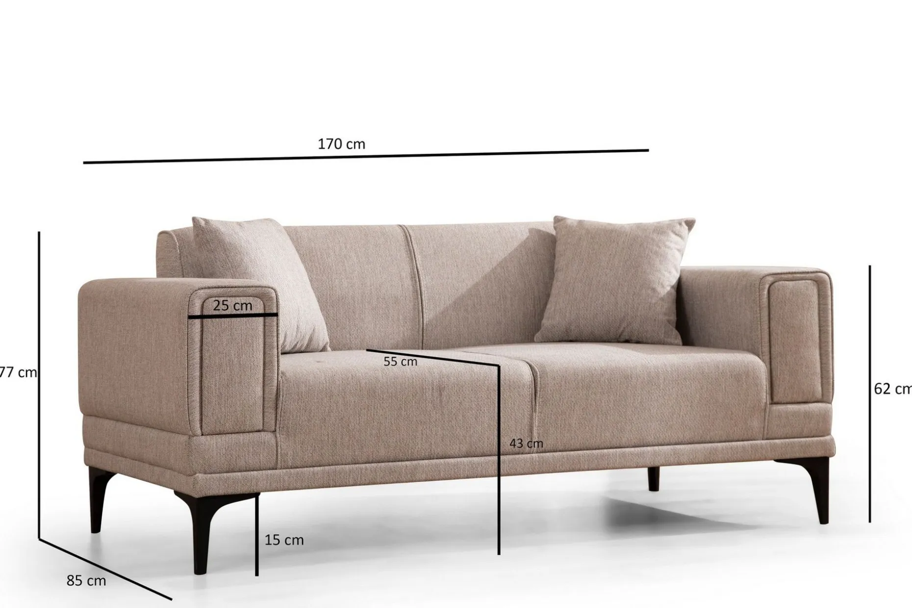 Naoko 3-seter Sofa
