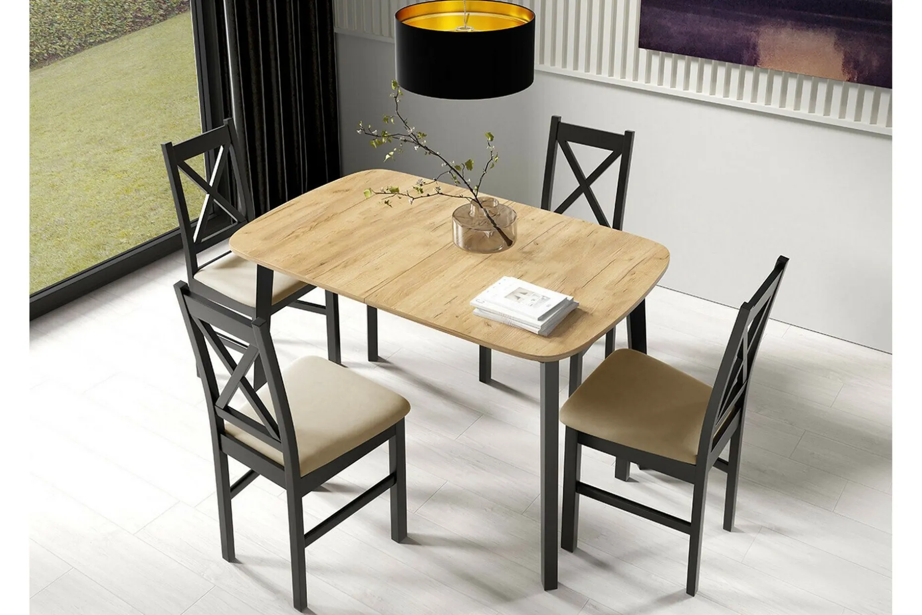 Narberth Spisebord 80 cm