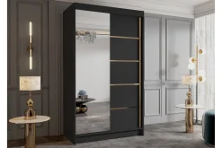 Narbonne Garderobe med Speil 100x200 cm