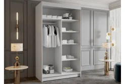 Narbonne Garderobe med Speil 100x200 cm