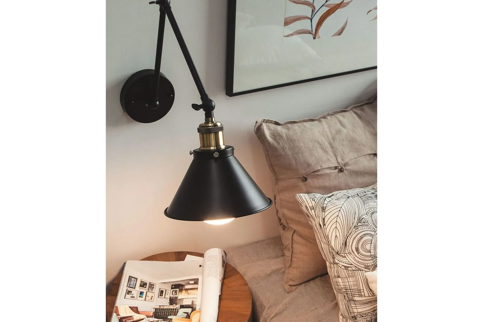 Narve Vegglampe 2 stk E27