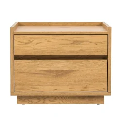 Nattbord HOME4YOU Sacha 50x40x40 cm melamin med eikebark