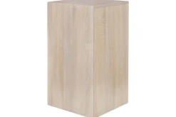 Nattbord Wohnling for kontinentalseng, 68 cm høy og 3 skuffer i en moderne stil Sonoma