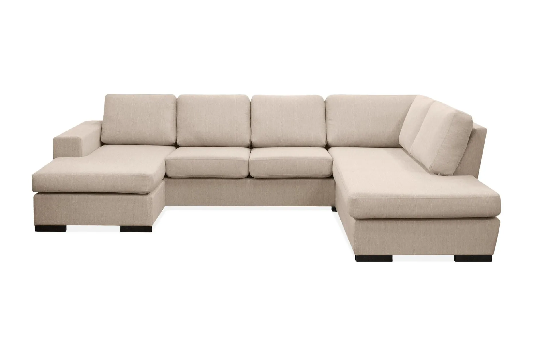 Nebraska U-sofa med Divan Venstre
