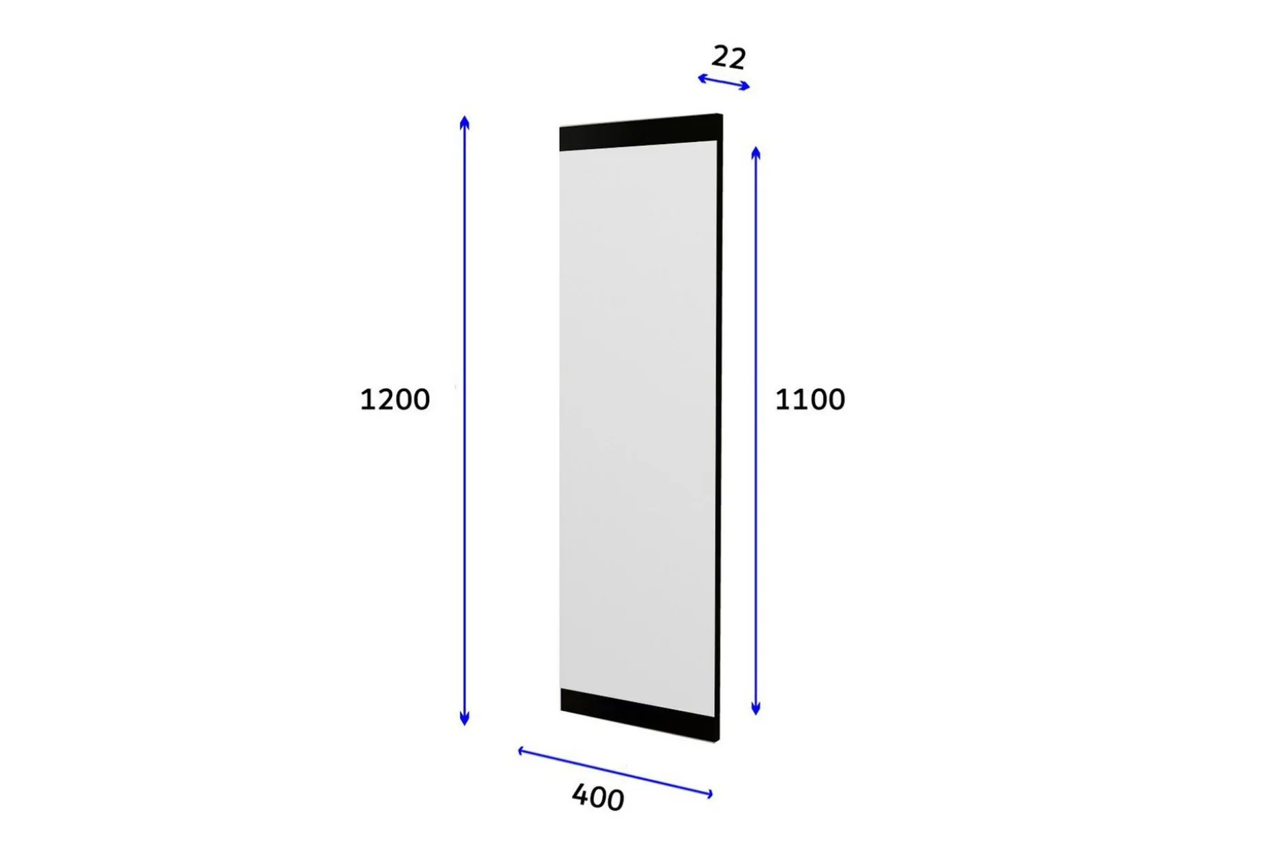 Neom Speil 40 cm Rektangulær
