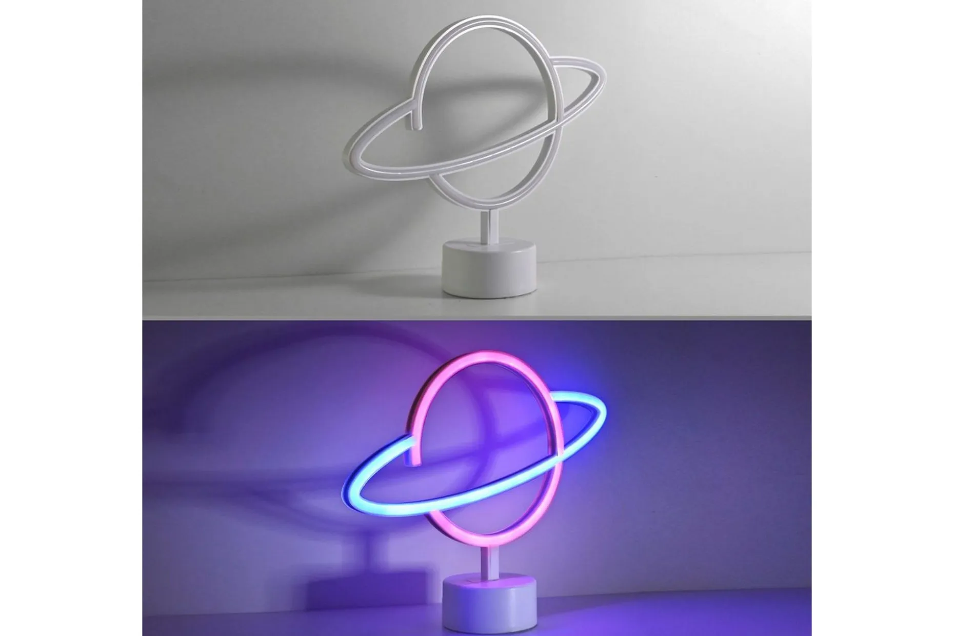 Neon-Saturnus Just Light Dekorativ Lampe
