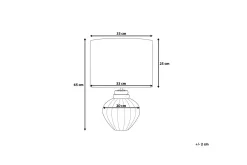 Neris Bordlampe 33 cm