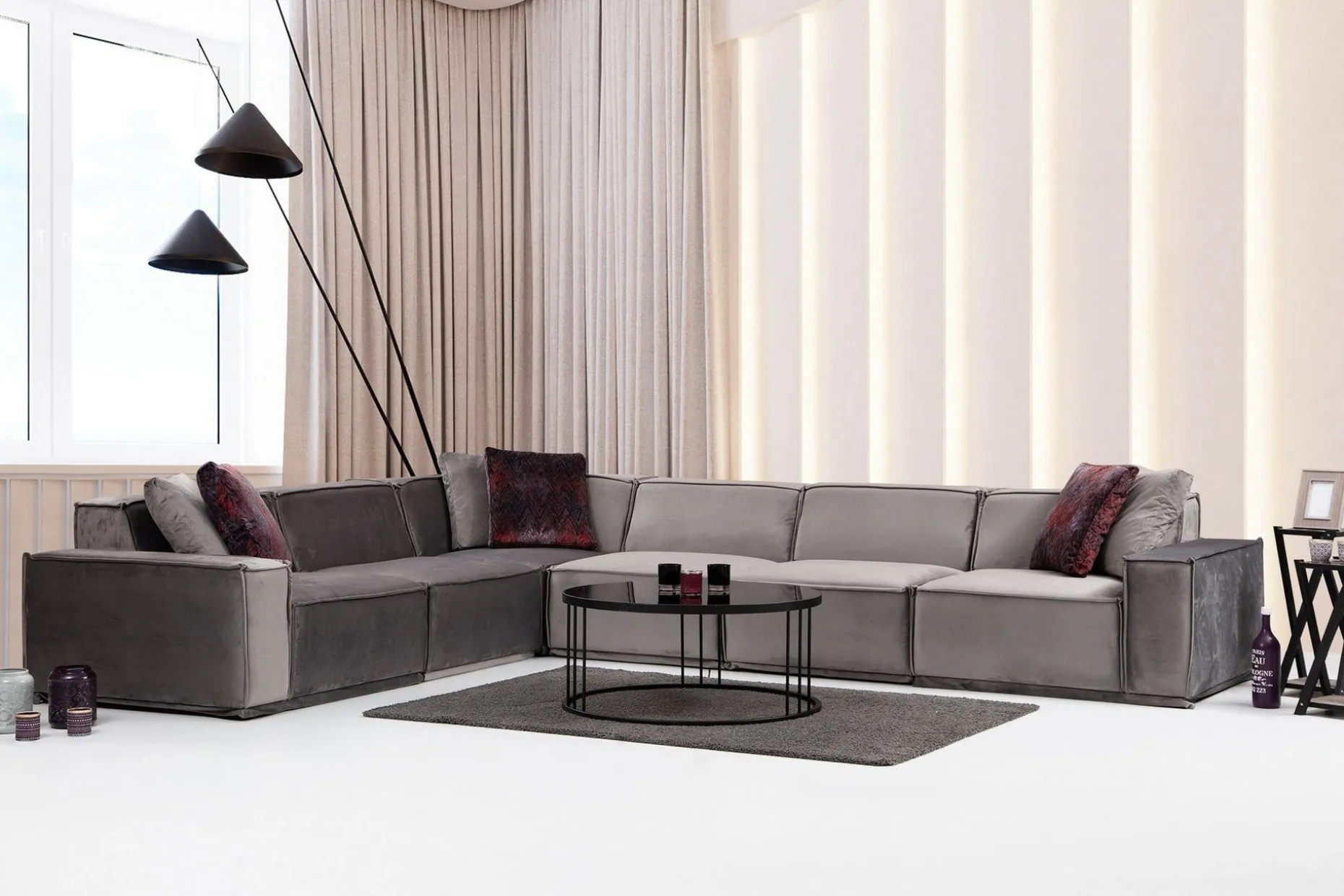Nightcap Sofa m. Divan 6-seters