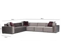 Nightcap Sofa m. Divan 6-seters