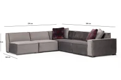 Nightcap Sofa m. Divan 6-seters