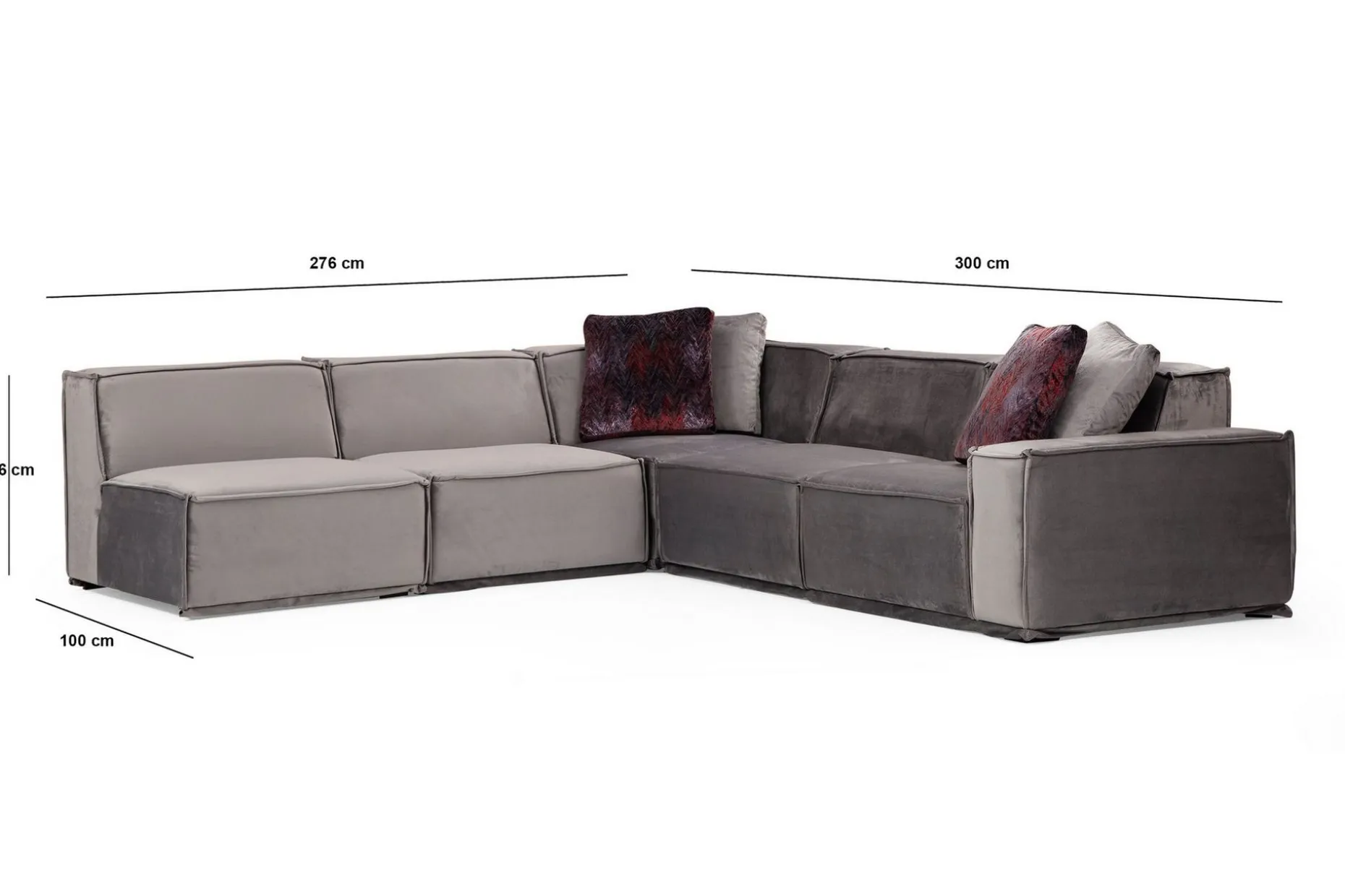 Nightcap Sofa m. Divan 6-seters