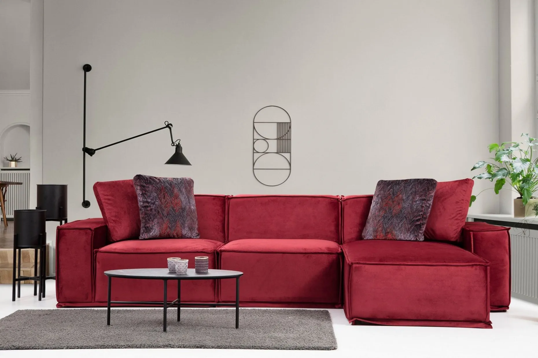 Nightcap Sofa m. Divan 4-seters