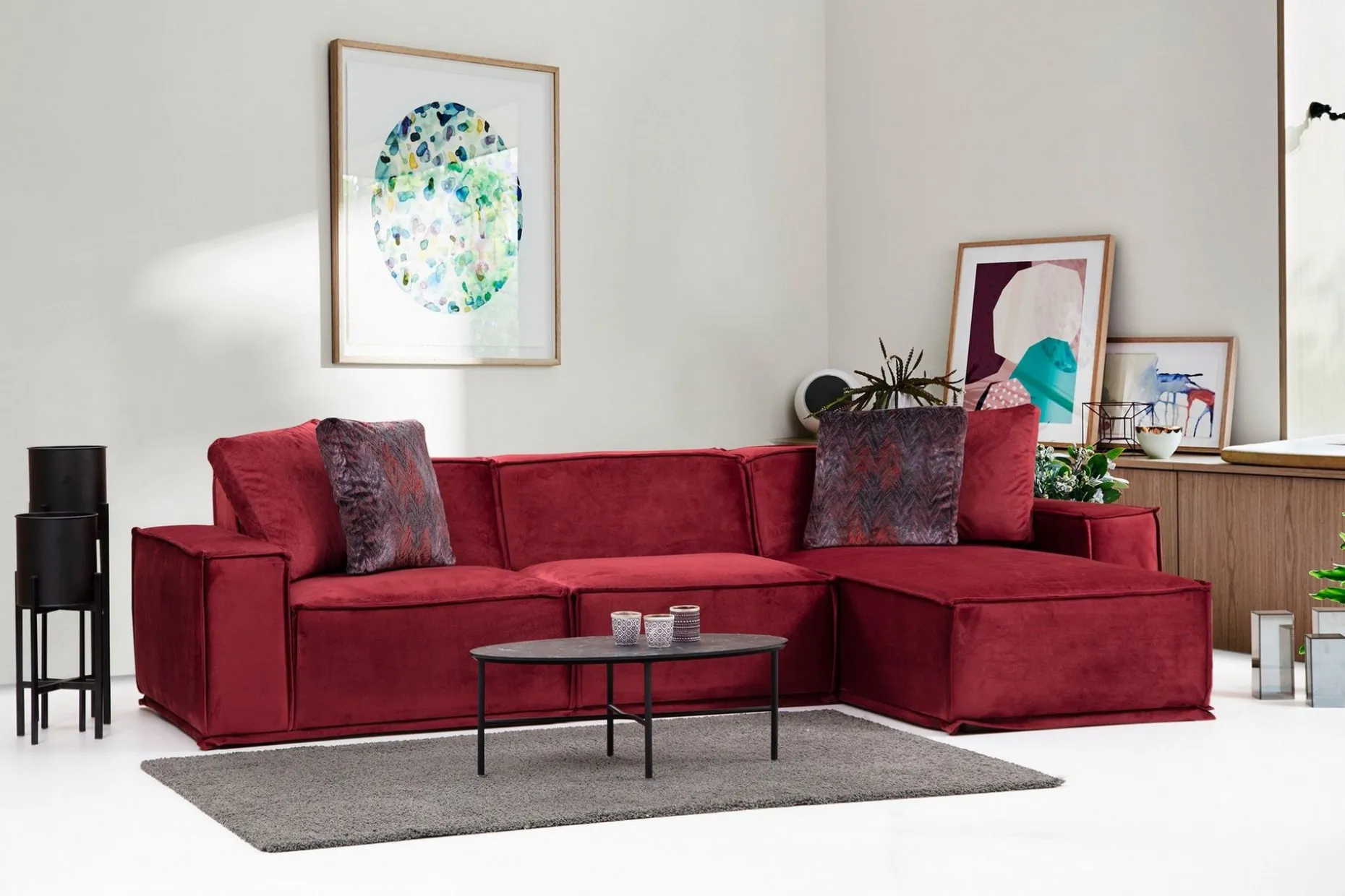 Nightcap Sofa m. Divan 4-seters