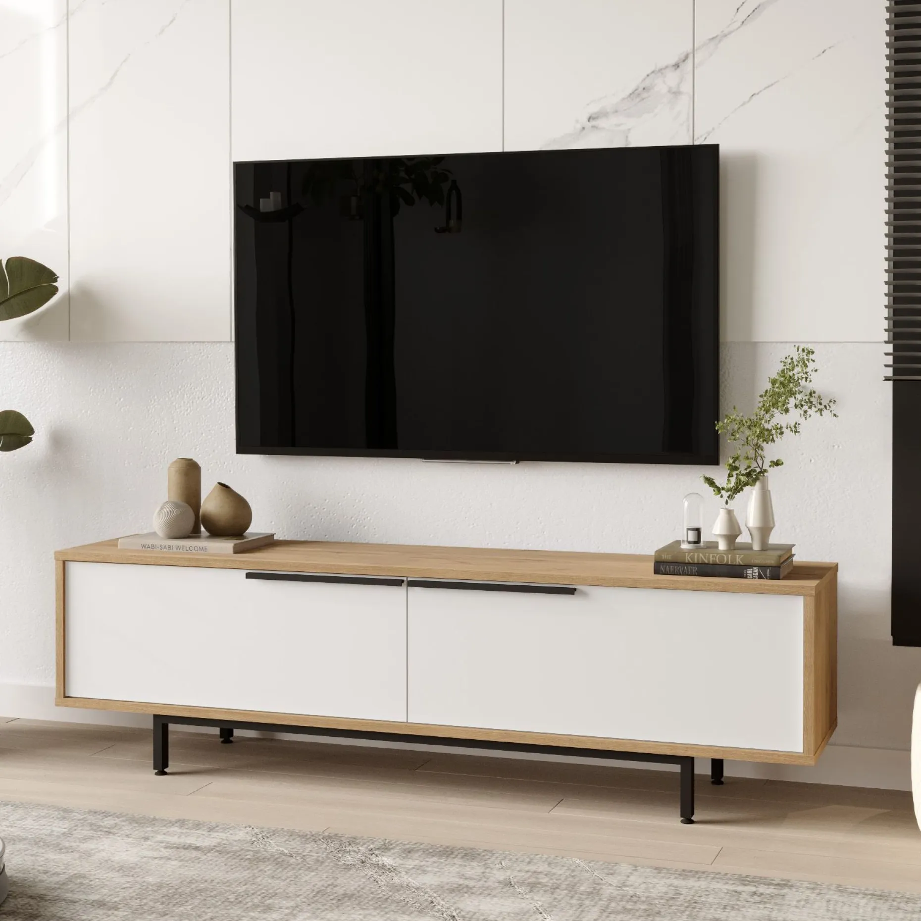 Nilena TV-benk 160x45,1x35,5 cm
