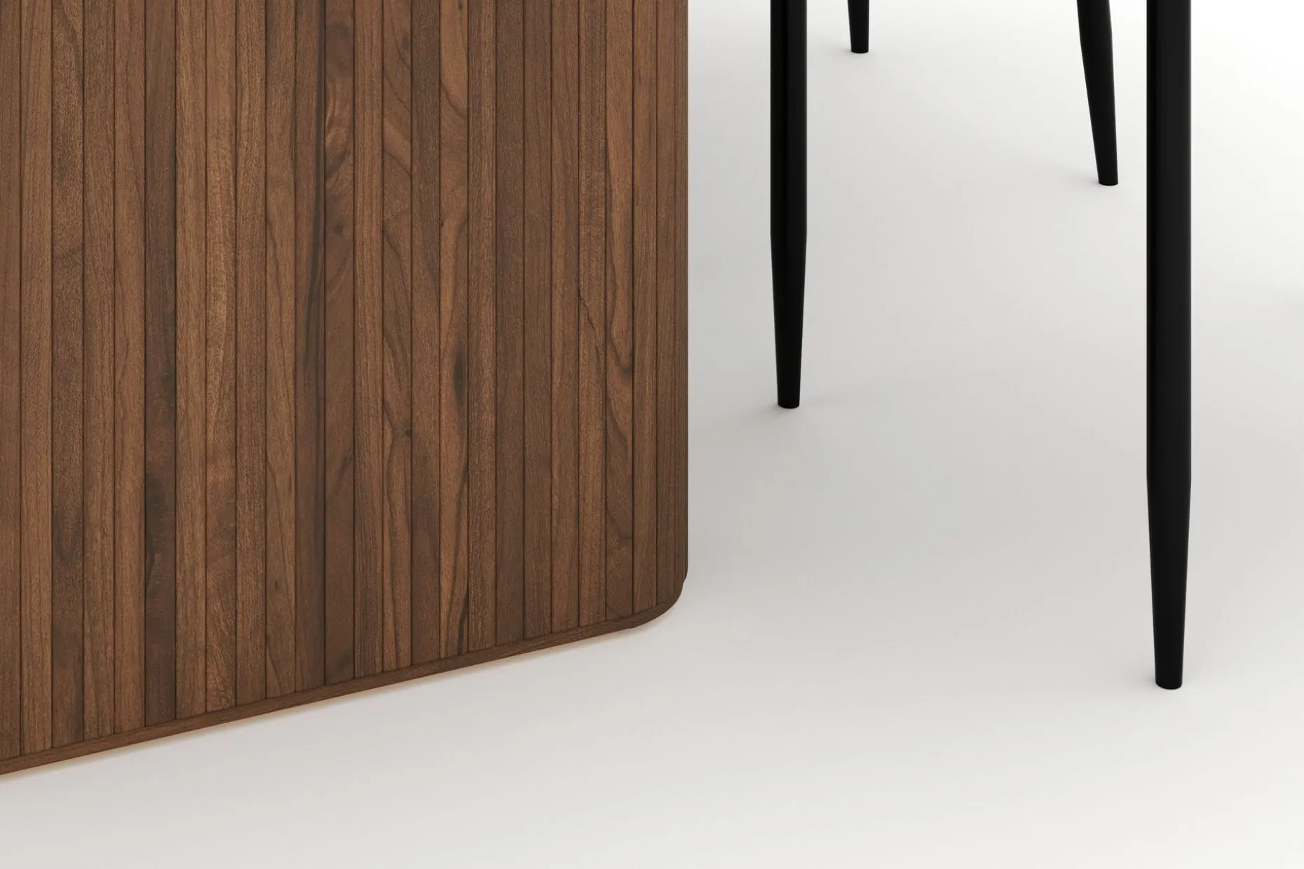 Noira Ovalt Spisebord 220 cm med 6 Sawako Stoler