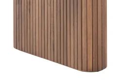 Noira Ovalt Spisebord 220 cm Valnøtt med 6 Gemmiano Spisestoler