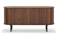 Noira Smalt Sideboard Ribbet Valnøtt 150x45 cm