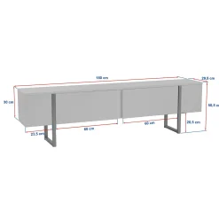 Nopira TV-benk 180 cm