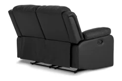 Norbo Liten Reclinersofa 2-seter Kunstskinn - Fällbar sofa - Kinosofa