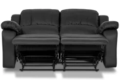 Norbo Liten Reclinersofa 2-seter Kunstskinn - Fällbar sofa - Kinosofa