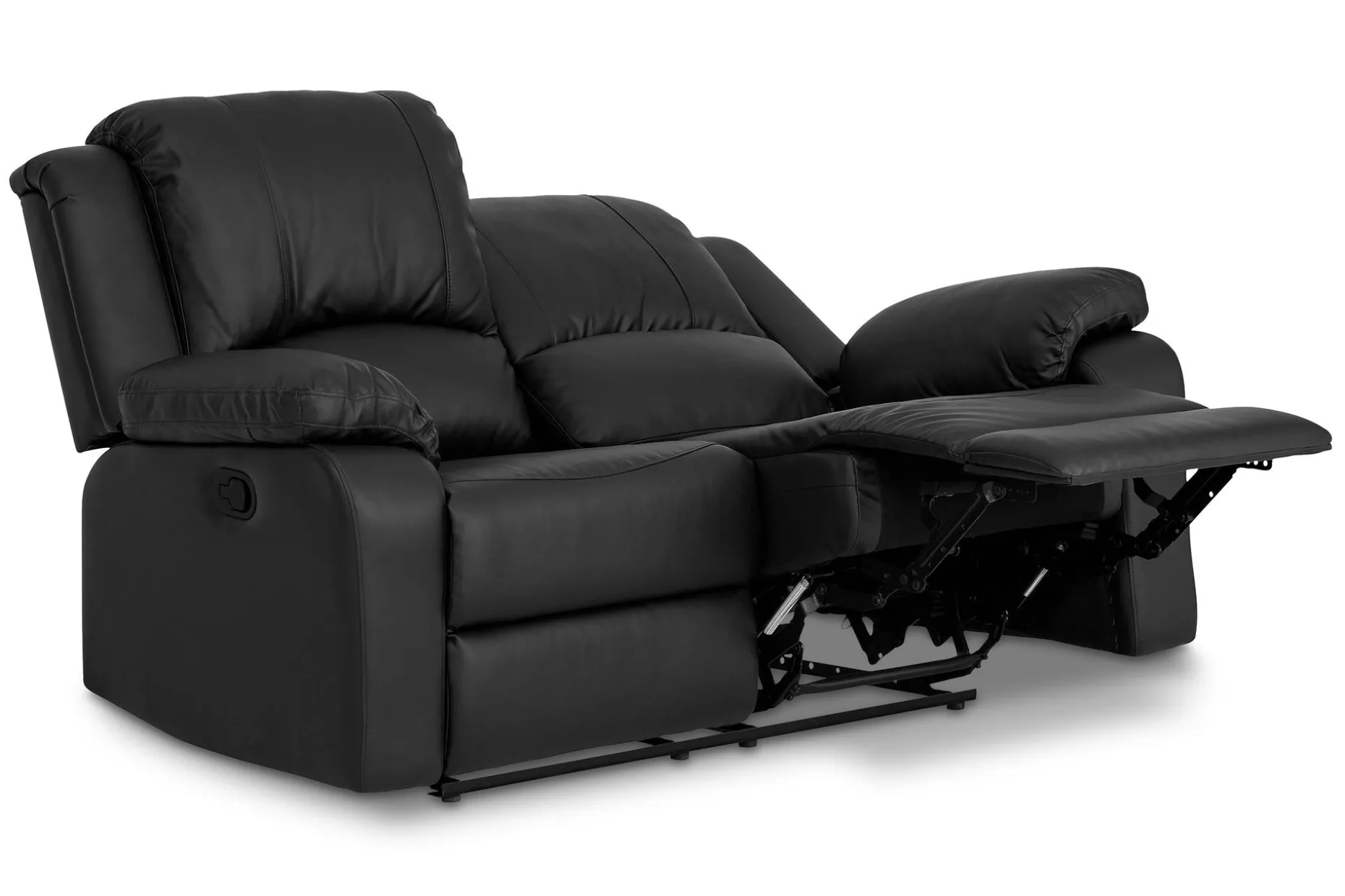 Norbo Liten Reclinersofa 2-seter Kunstskinn - Fällbar sofa - Kinosofa