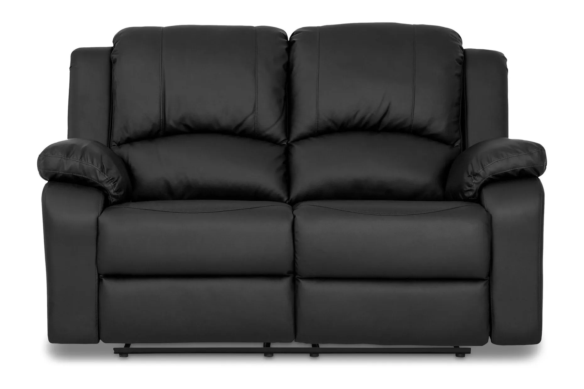 Norbo Liten Reclinersofa 2-seter Kunstskinn - Fällbar sofa - Kinosofa