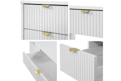 Novaj Sminkebord med oppbevaring 55 cm dyp 120 cm bred