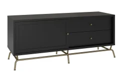 Nova TV-benk 150x50 cm Svart