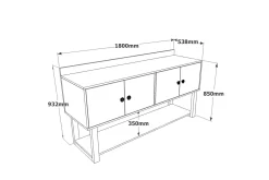 Numandro Avlastningsbord 180 cm