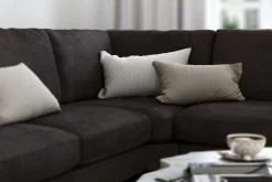 Ocean Lyx 5-seters Vendbar L-formet Hjørnesofa i Fløyel