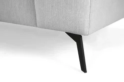 Ocean Lyx 6-seters Venstrevendt U-formet Sofa med Divan og Sjeselong + Fotskammel i Stoff