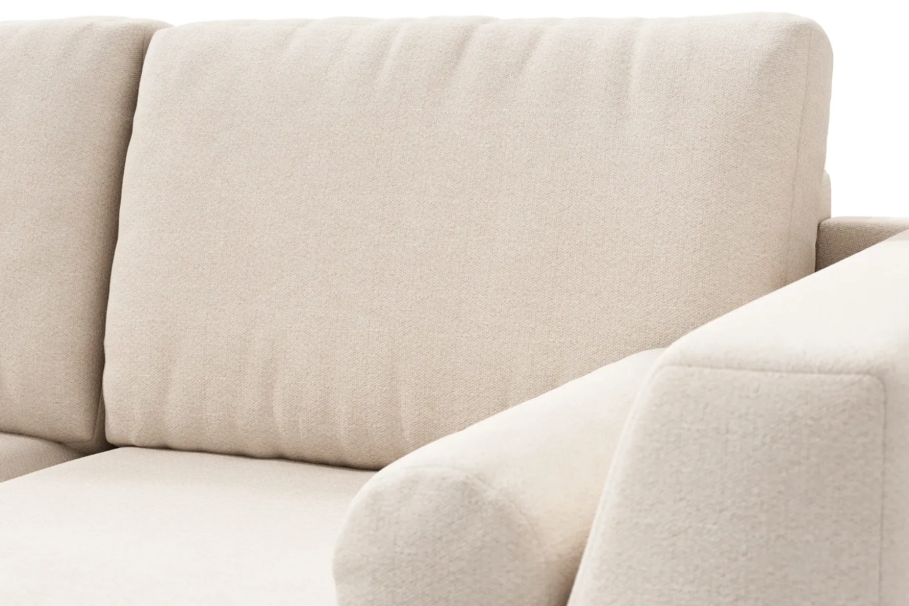 Ocean Lyx 4-seters Venstrevendt L-formet Sjeselongsofa i Stoff