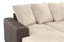 Ocean 5-seters Høyrevendt U-formet Large Sofa med Divan og Sjeselong i Manchester