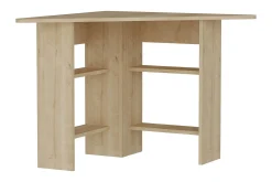 Oderzo Hjørneskrivebord 80 cm med Oppbevaringshyller
