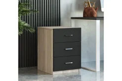 Okani Skrivebord 140 cm med oppbevaring og fotskammel