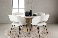 Olivia Spisegruppe 110 cm Rund med 4 Day Stoler