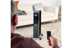 Oljeelement Black+Decker Digital Svart