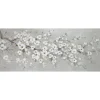 Oljemaleri 50x150 cm hvit