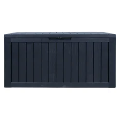 Oppbevaringsboks HOME4YOU Bomm 117,5x47,5x59 cm/300L, Svart plast