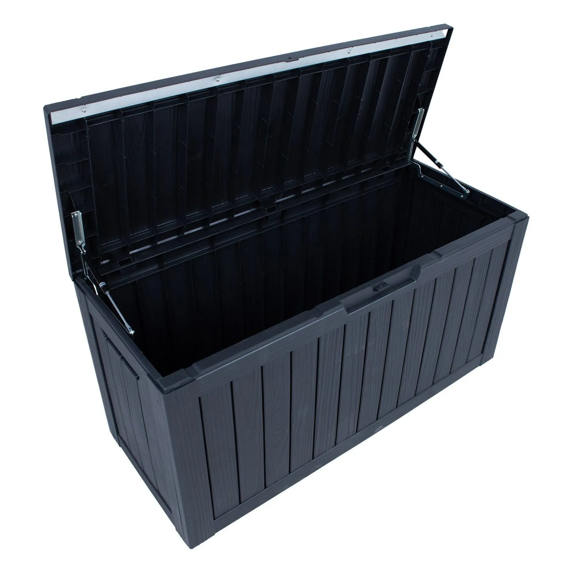 Oppbevaringsboks HOME4YOU Bomm 117,5x47,5x59 cm/300L, Svart plast