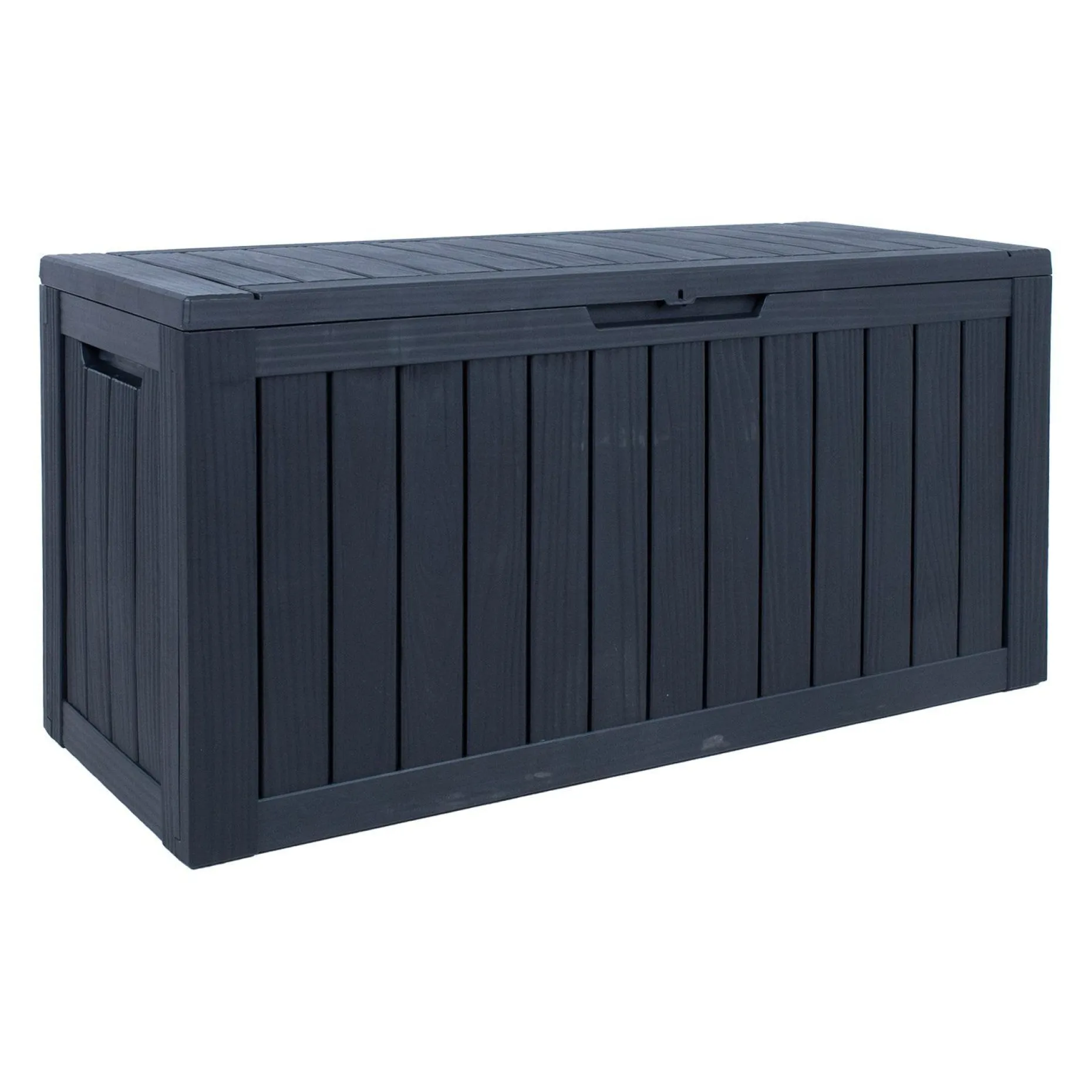 Oppbevaringsboks HOME4YOU Bomm 117,5x47,5x59 cm/300L, Svart plast