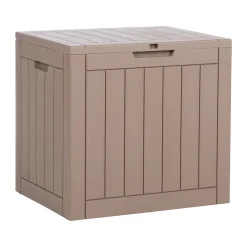 Oppbevaringsboks HOME4YOU Portola 56x43x53 cm/118 L, beige plast
