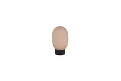 Oppladbar bordlampe TRIO Facette Matt svart/amber
